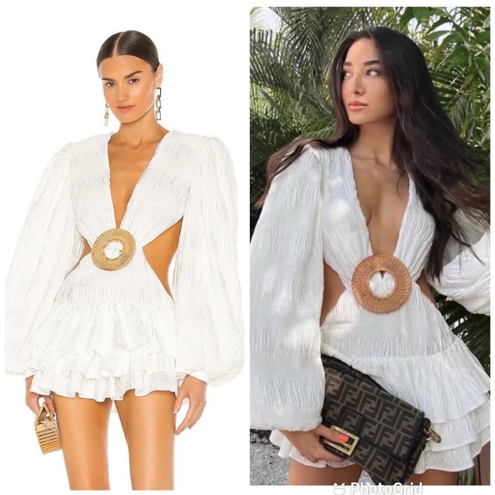 Bronx & Banco Lila Dress in White